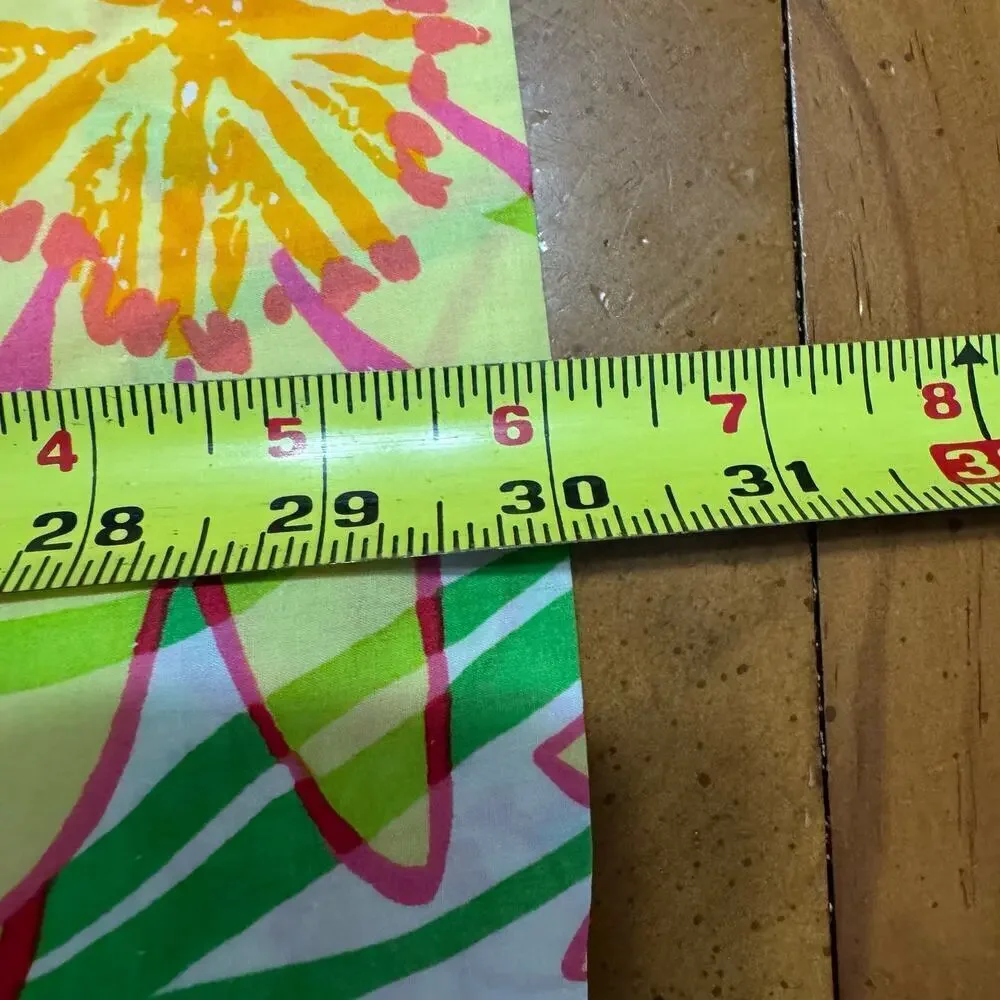 Lilly Pulitzer Wyatt Classic Dress Strapless Floral Fit And Flare Yellow Size 8 - Picture 12 of 12